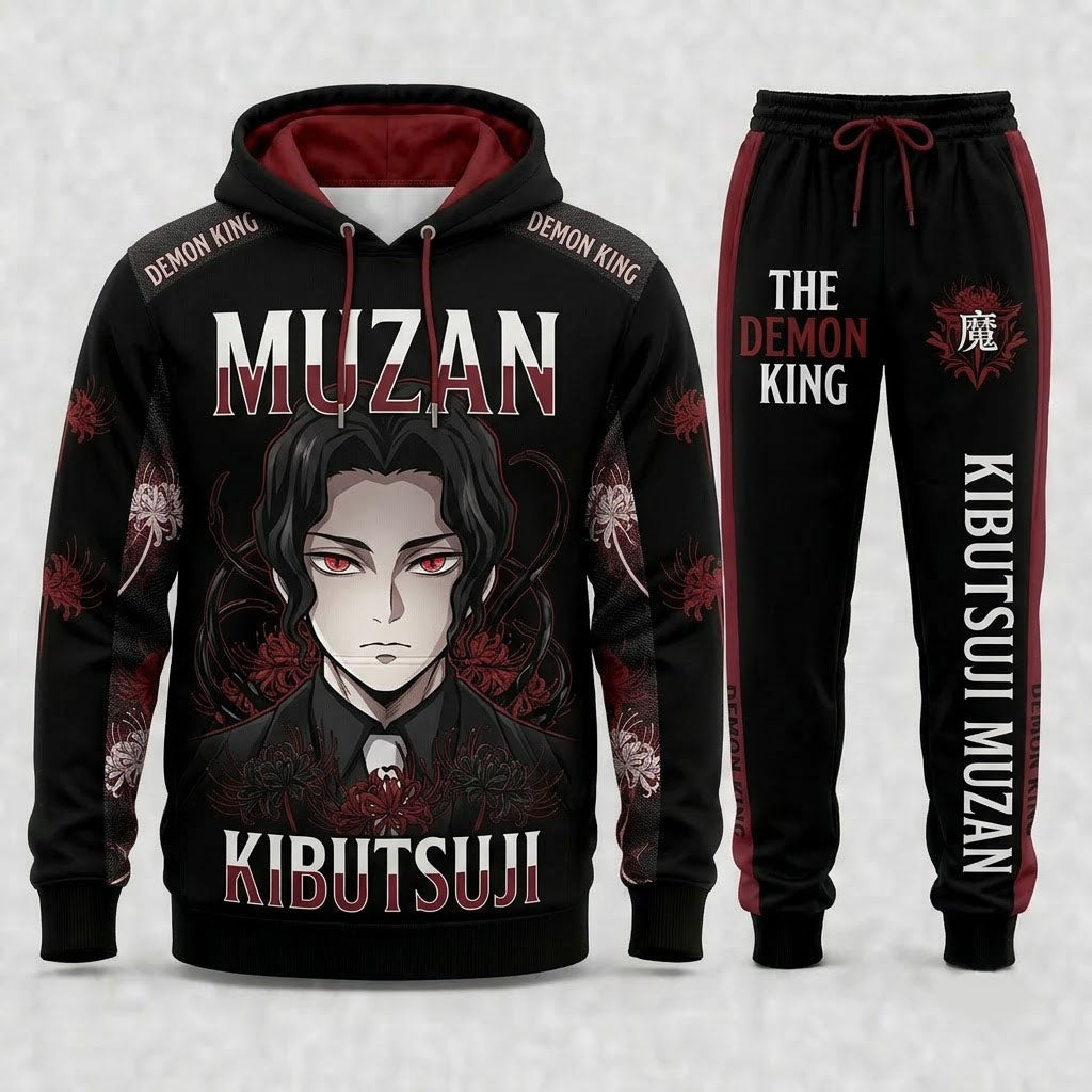 Limited Edition Demon Hunter Set | Anime Slayer Inspired Fan Hoodie & Sweatpants