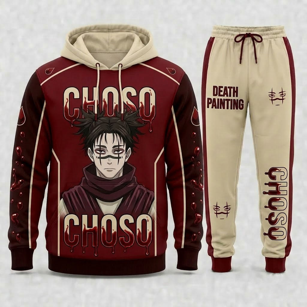 Limited Edition Cursed Academy Fan Set — Hoodie & Sweatpant | Anime Gift - Custom Fan Apparel Image 13