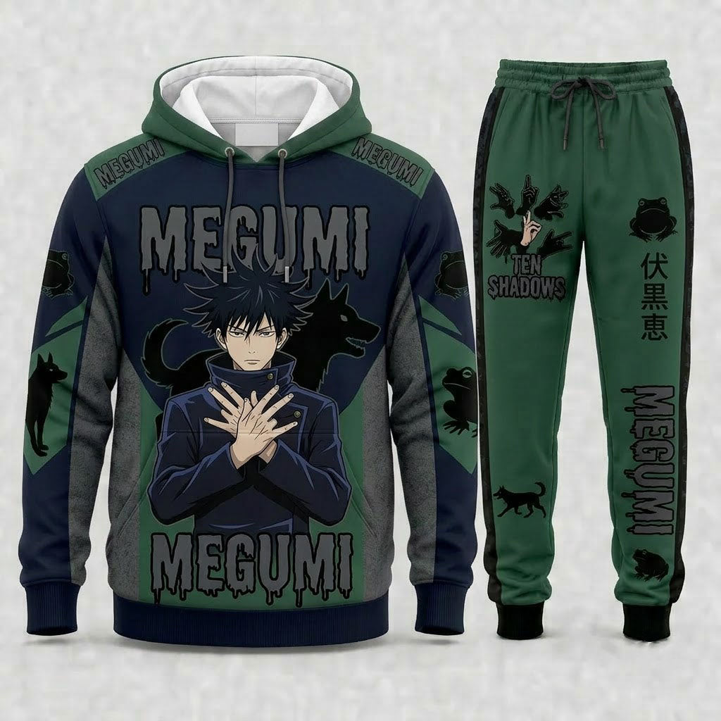 Limited Edition Cursed Academy Fan Set — Hoodie & Sweatpant | Anime Gift - Custom Fan Apparel Image 2