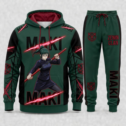 Limited Edition Cursed Academy Fan Set — Hoodie & Sweatpant | Anime Gift - Custom Fan Apparel Image 4