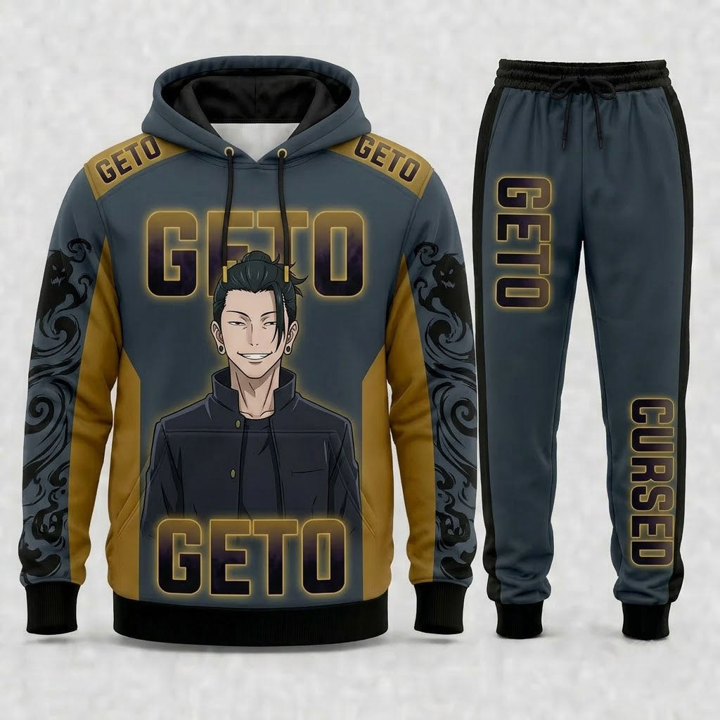 Limited Edition Cursed Academy Fan Set — Hoodie & Sweatpant | Anime Gift - Custom Fan Apparel Image 6