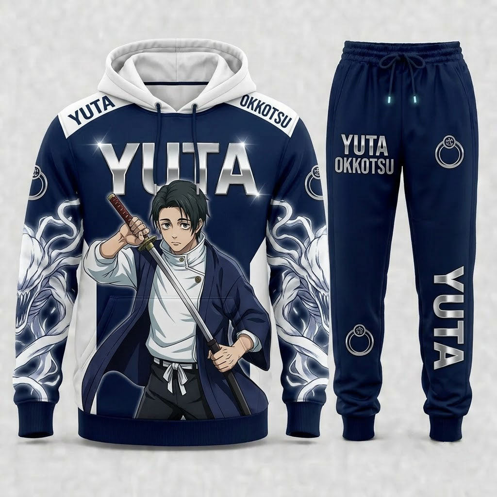 Limited Edition Cursed Academy Fan Set — Hoodie & Sweatpant | Anime Gift - Custom Fan Apparel Image 7