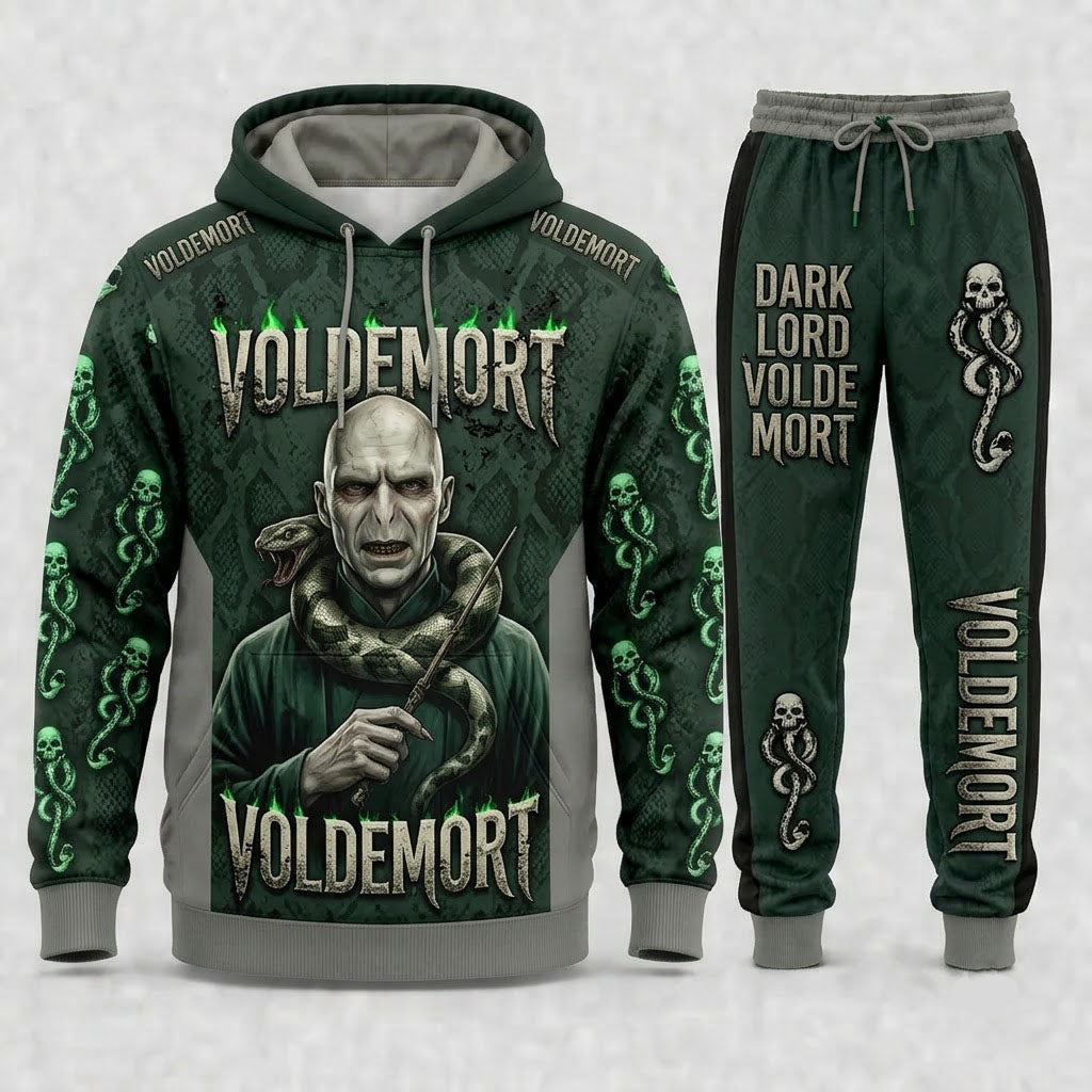 Limited Edition Magic Wizard Fan Set — Hoodie & Sweatpant Set | Fantasy Movie Gift - Custom Fan Apparel Image 4