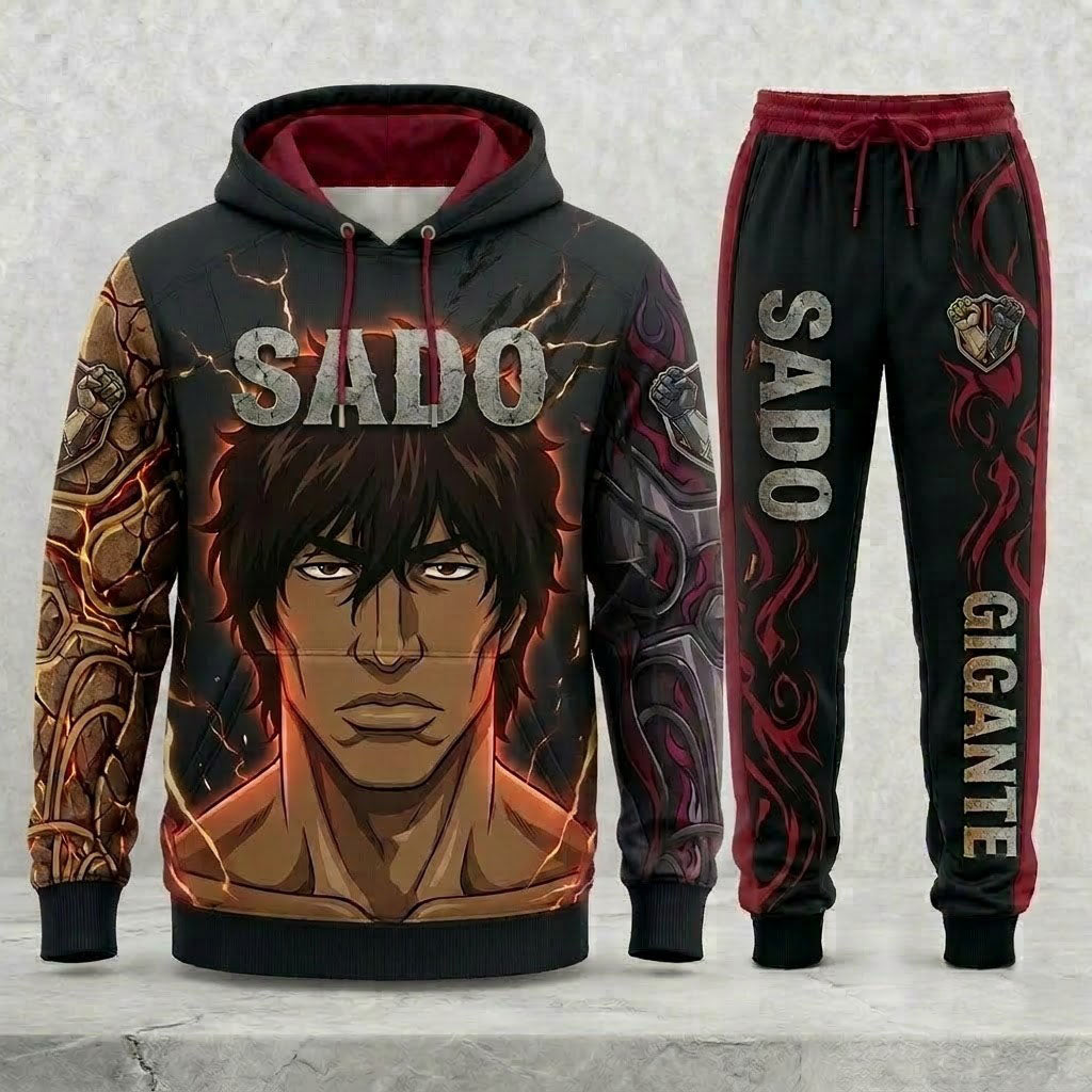 Limited Edition Soul Reaper Fan Set — Hoodie & Sweatpant Set | Anime Sword Warrior Outfit - Custom Fan Apparel Image 12
