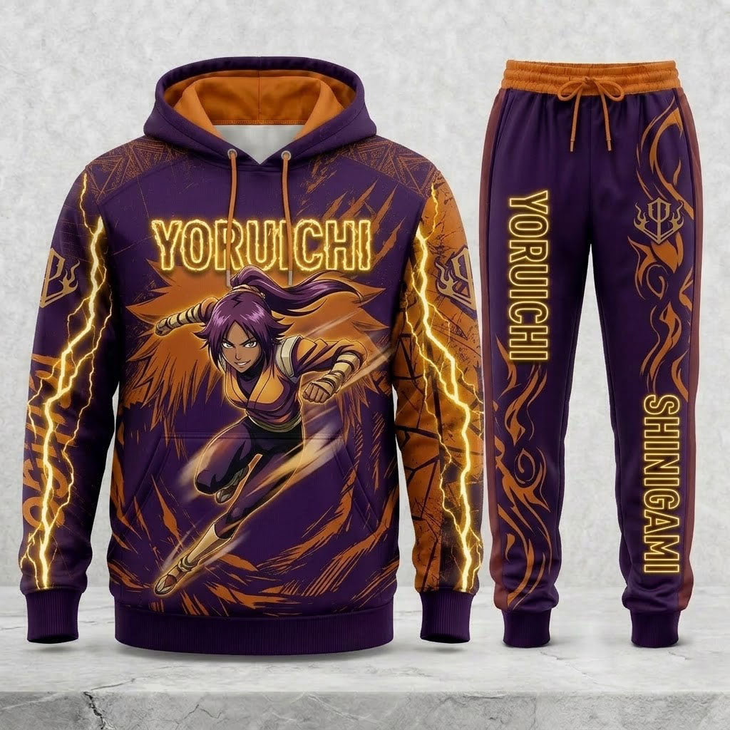 Limited Edition Soul Reaper Fan Set — Hoodie & Sweatpant Set | Anime Sword Warrior Outfit - Custom Fan Apparel Image 17