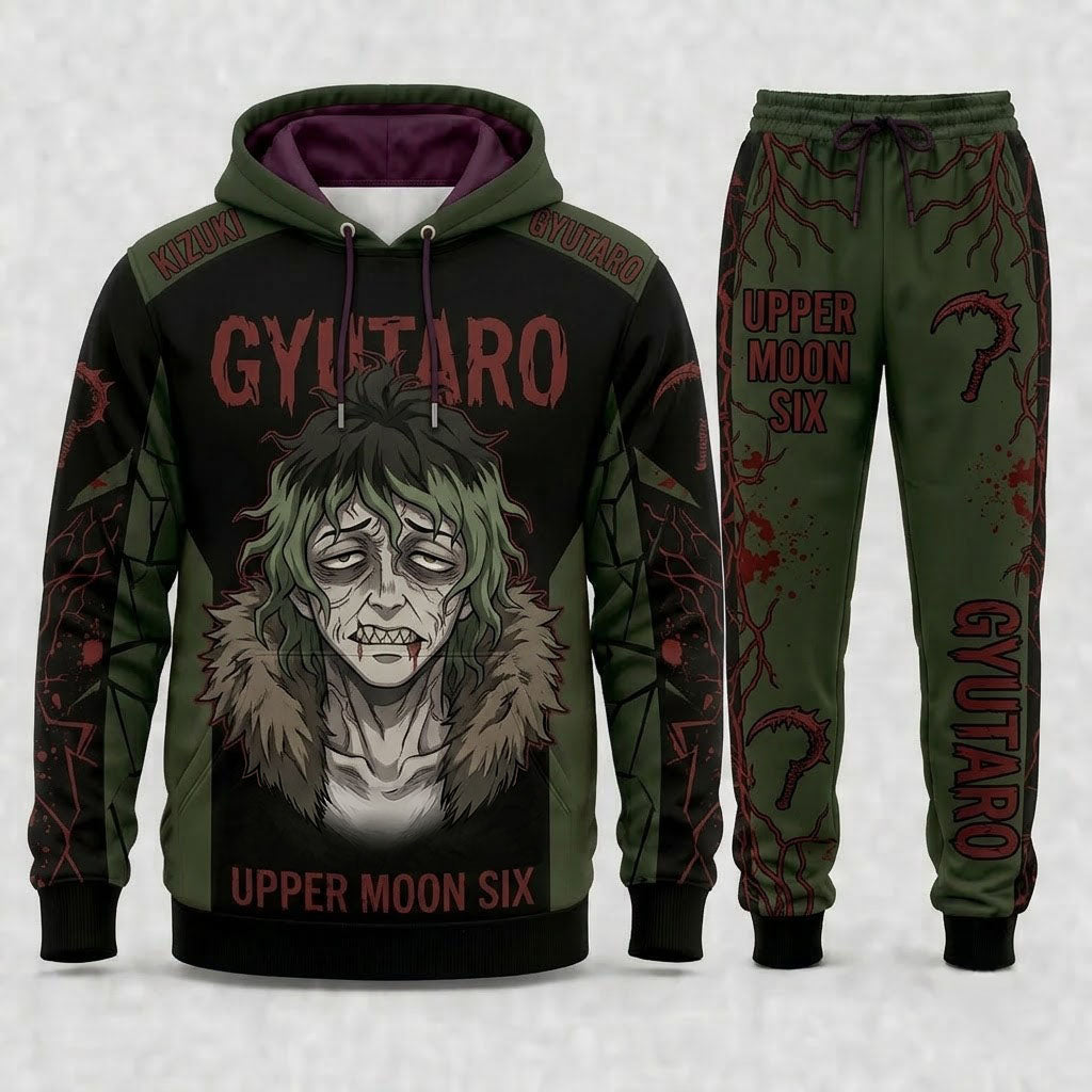 Limited Edition Demon Hunter Set | Anime Slayer Inspired Fan Hoodie & Sweatpants - Custom Fan Apparel Image 19