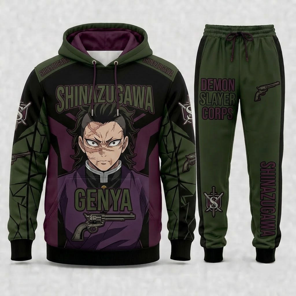 Limited Edition Demon Hunter Set | Anime Slayer Inspired Fan Hoodie & Sweatpants - Custom Fan Apparel Image 16