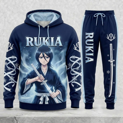 Limited Edition Soul Reaper Fan Set — Hoodie & Sweatpant Set | Anime Sword Warrior Outfit - Custom Fan Apparel Image 2
