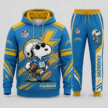 Snoopy NFL Fan Set — Hoodie & Sweatpants | All 32 Football Teams Available
