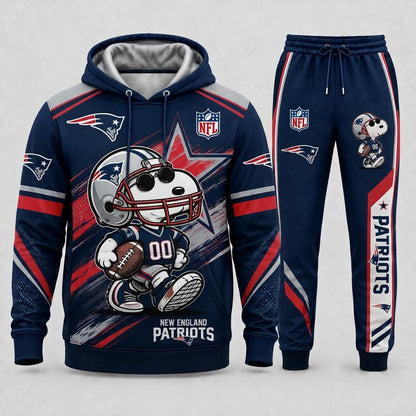 Snoopy NFL Fan Set — Hoodie & Sweatpants | All 32 Football Teams Available