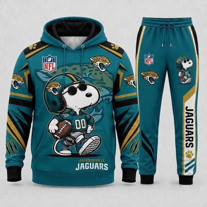 Snoopy NFL Fan Set — Hoodie & Sweatpants | All 32 Football Teams Available