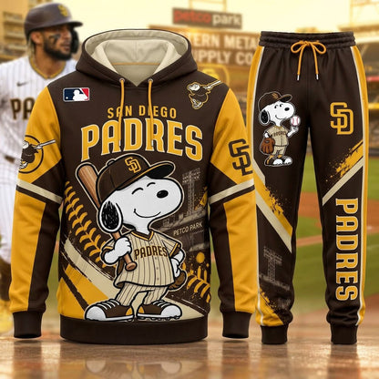 MLB Sport Fan Set — Hoodie & Sweatpants Set | All 30 Teams Available -Ver2