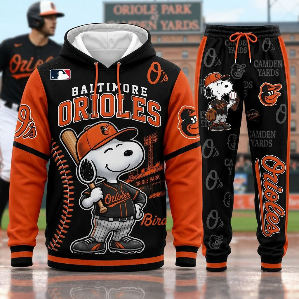 MLB Sport Fan Set — Hoodie & Sweatpants Set | All 30 Teams Available -Ver2