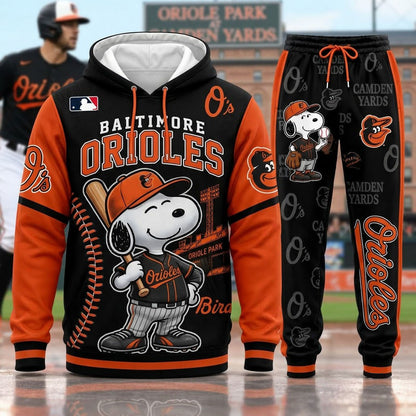 MLB Sport Fan Set — Hoodie & Sweatpants Set | All 30 Teams Available -Ver2