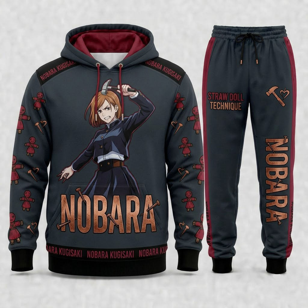 Limited Edition Cursed Academy Fan Set — Hoodie & Sweatpant | Anime Gift - Custom Fan Apparel Image 14