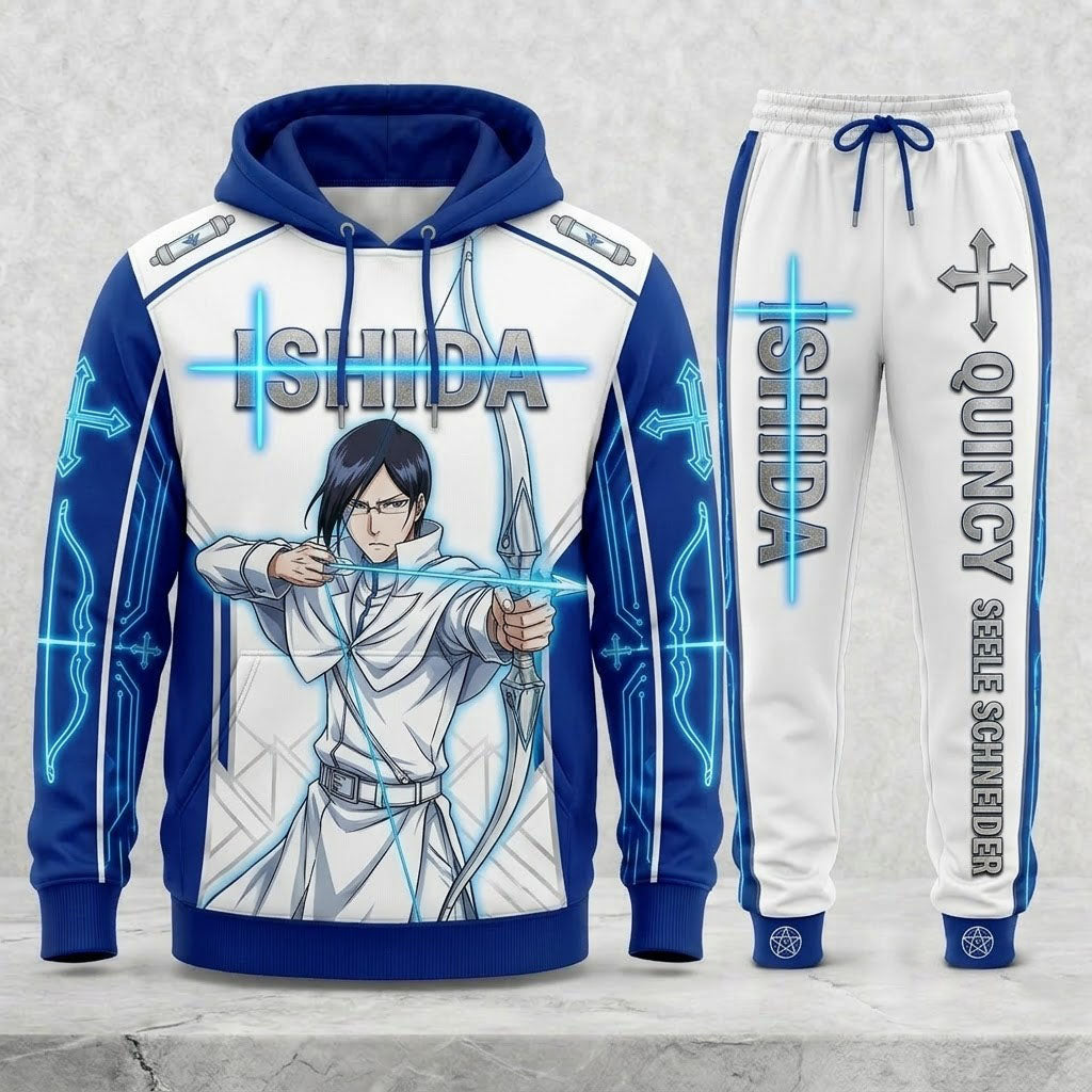 Limited Edition Soul Reaper Fan Set — Hoodie & Sweatpant Set | Anime Sword Warrior Outfit - Custom Fan Apparel Image 4