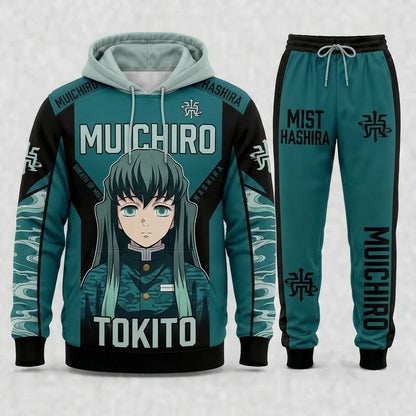 Limited Edition Demon Hunter Set | Anime Slayer Inspired Fan Hoodie & Sweatpants - Custom Fan Apparel Image 10
