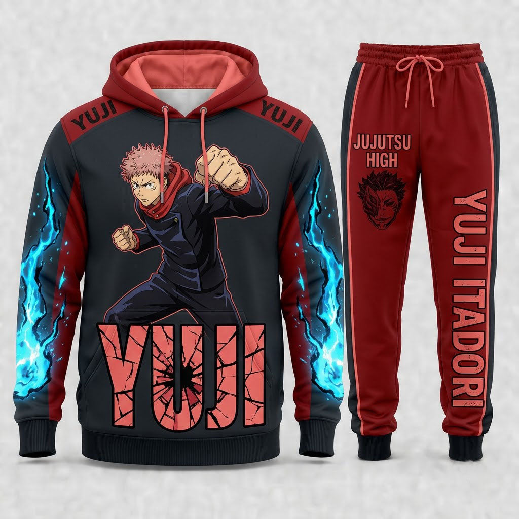Limited Edition Cursed Academy Fan Set — Hoodie & Sweatpant | Anime Gift - Custom Fan Apparel Image 15