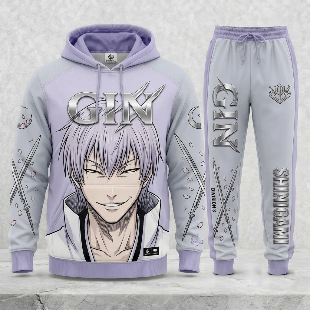 Limited Edition Soul Reaper Fan Set — Hoodie & Sweatpant Set | Anime Sword Warrior Outfit - Custom Fan Apparel Image 6