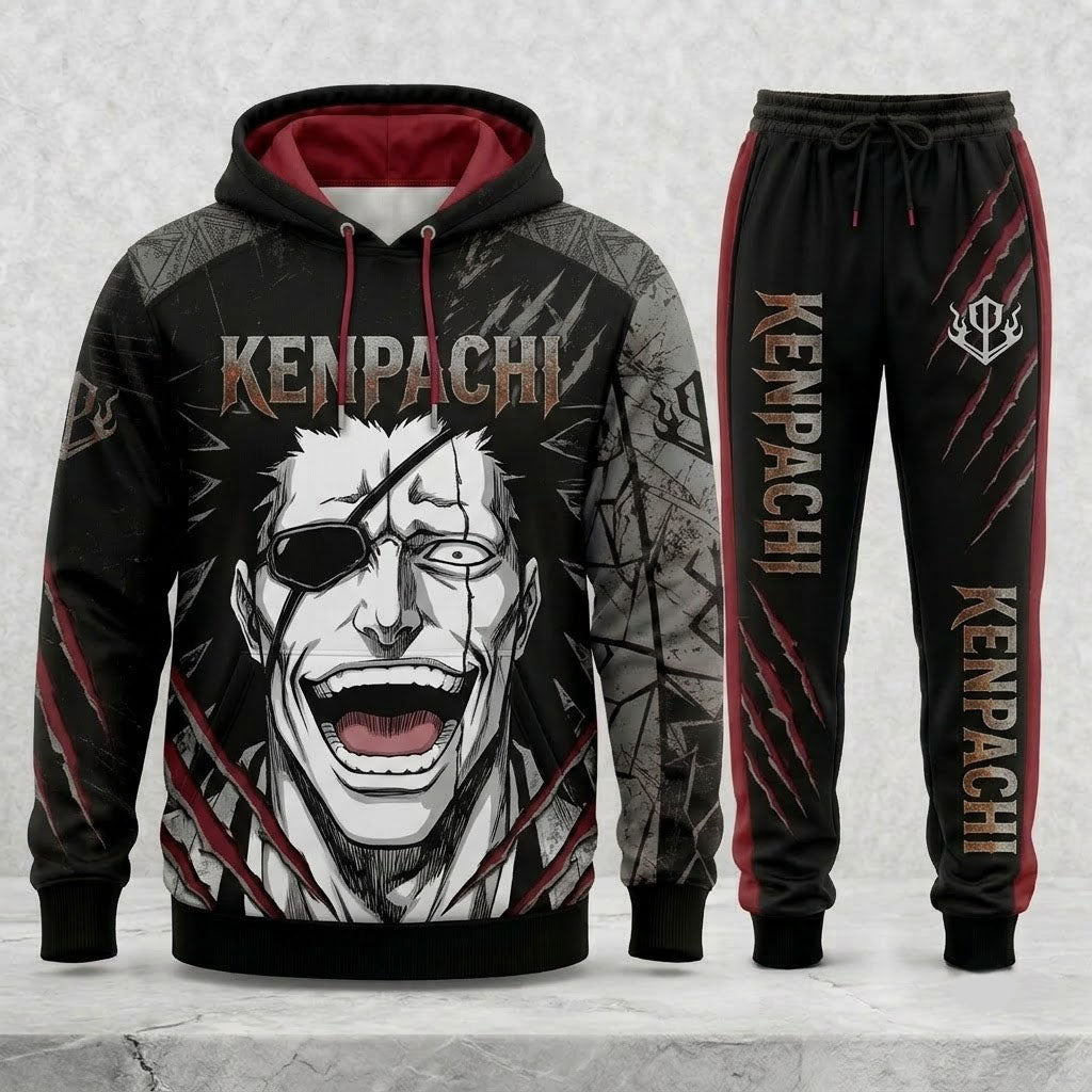 Limited Edition Soul Reaper Fan Set — Hoodie & Sweatpant Set | Anime Sword Warrior Outfit - Custom Fan Apparel Image 9
