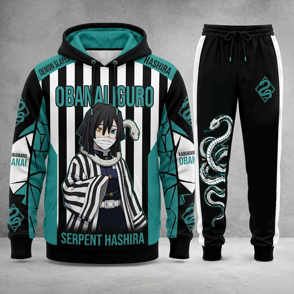 Limited Edition Demon Hunter Set | Anime Slayer Inspired Fan Hoodie & Sweatpants - Custom Fan Apparel Image 14