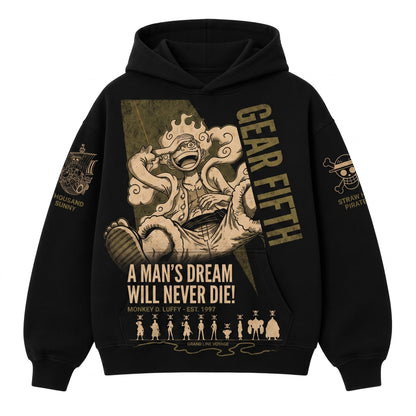 Anime Luffy Graphic Shirt, One Piece Inspired T-Shirt, Sweatshirt & Hoodie, Japanese Streetwear Fan Gift