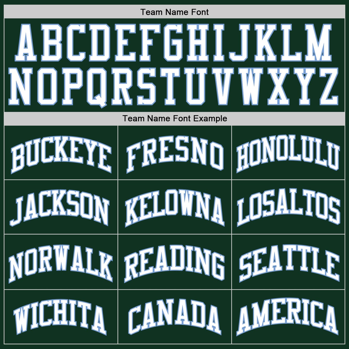 Custom Hunter Green White-Light Blue Authentic Throwback Basketball Jersey