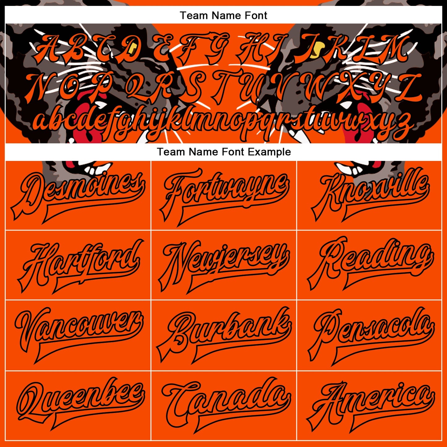 Custom Orange Black Leopard 3D Pattern Design Bomber Full-Snap Varsity Letterman Jacket