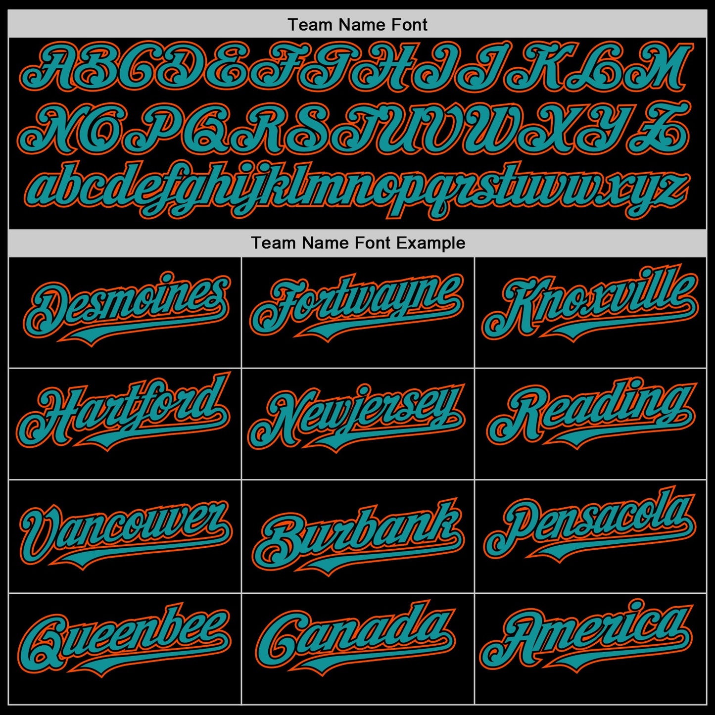 Custom Black Teal-Orange Bomber Full-Snap Varsity Letterman Two Tone Hoodie Jacket