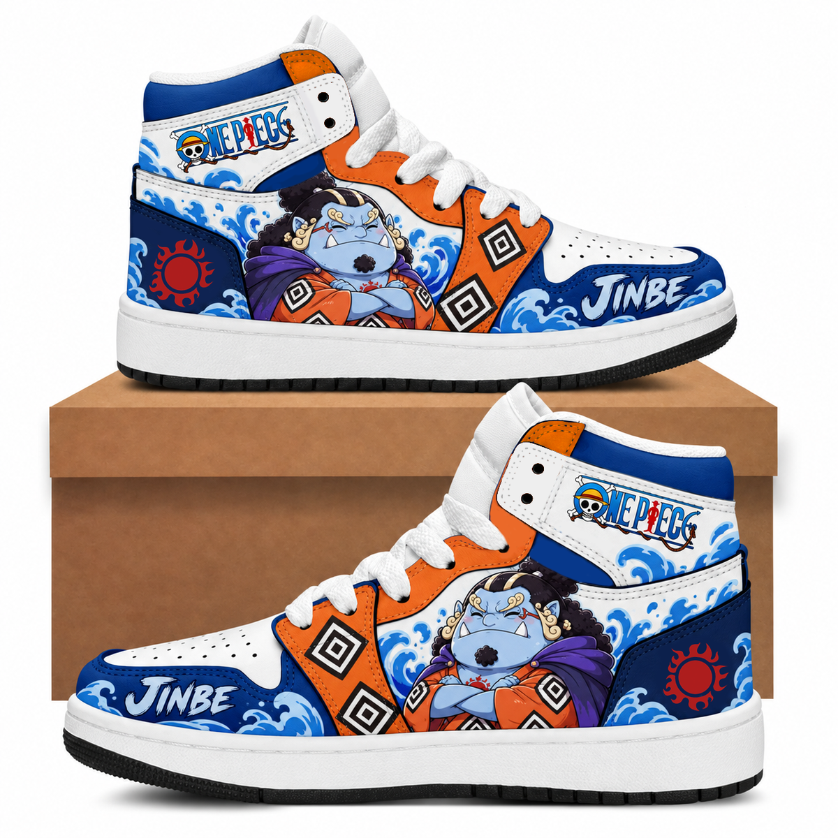Limited Edition One Piece Squad Fan Shoes — Anime High Top Sneaker Gift