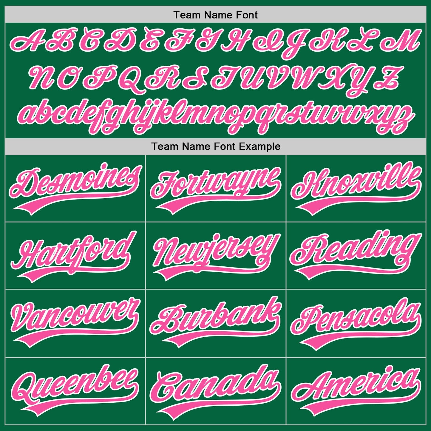 Custom Kelly Green Pink-White Authentic Baseball Jersey
