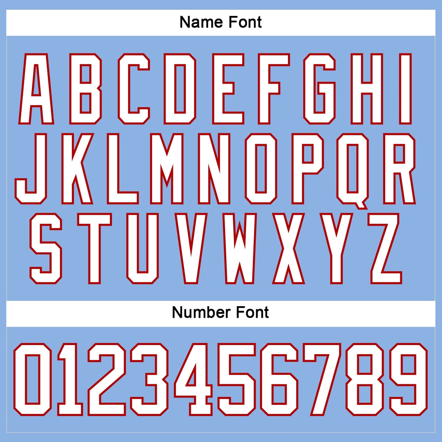 Custom Light Blue White-Red Hockey Lace Neck Jersey