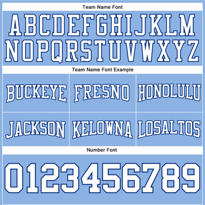 Custom Stitched Light Blue White-Royal Football Pullover Sweatshirt Hoodie