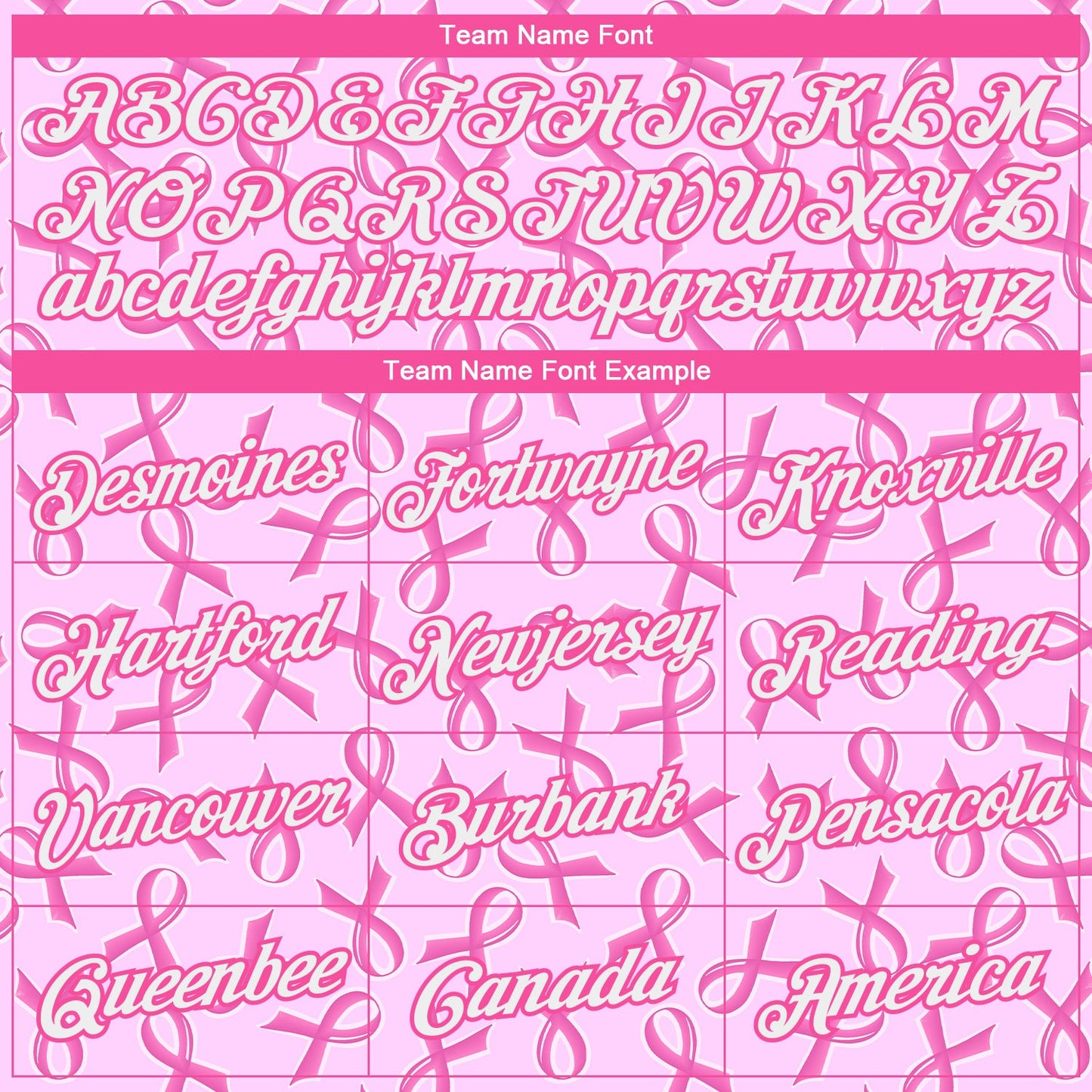 Custom Pink White Breast Cancer 3D Pattern Long Sleeve Performance T-Shirt