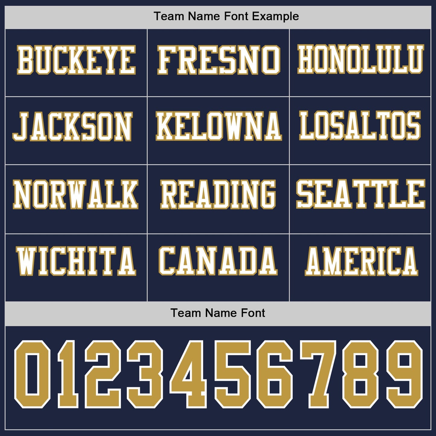 Custom Navy Old Gold-White Long Sleeve Authentic Football Jersey