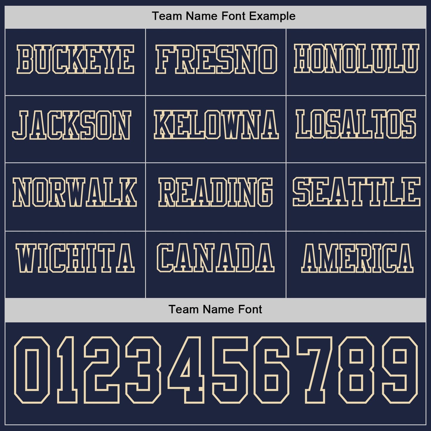 Custom Navy Cream Long Sleeve Authentic Football Jersey