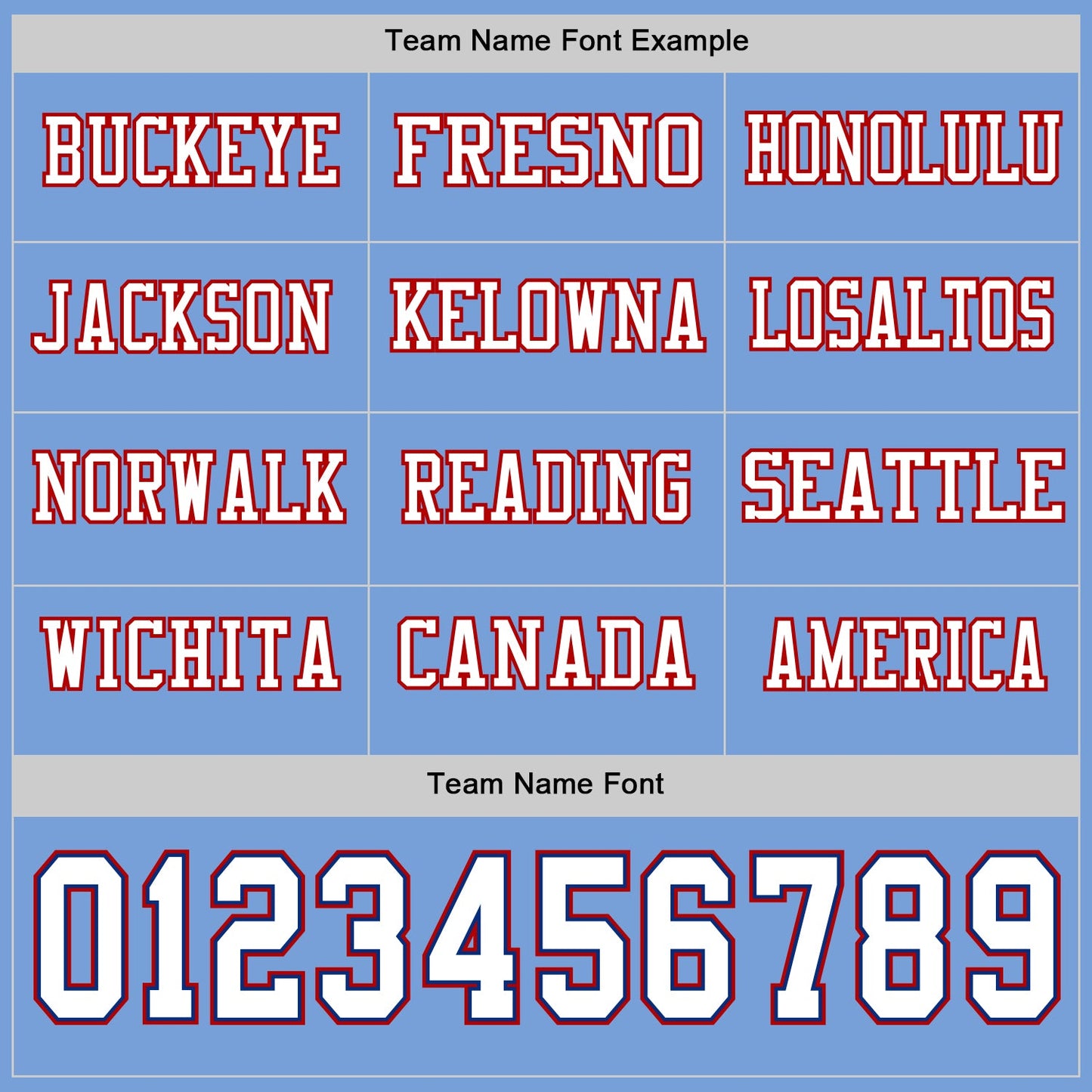 Custom Light Blue White Royal-Red Long Sleeve Authentic Football Jersey