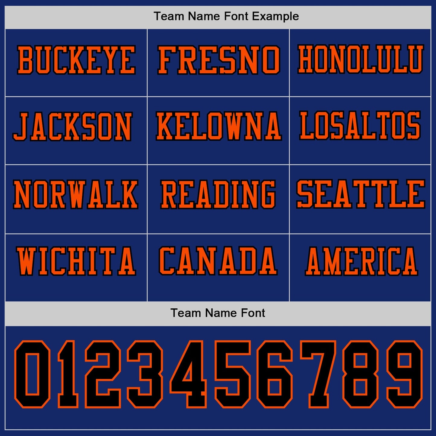 Custom Royal Black-Orange Long Sleeve Authentic Football Jersey
