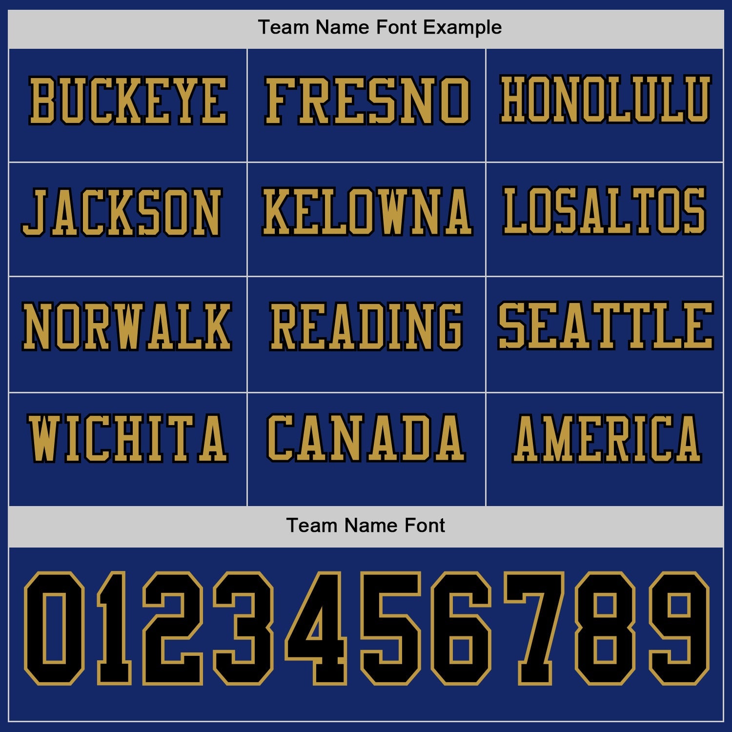 Custom Royal Black-Old Gold Long Sleeve Authentic Football Jersey