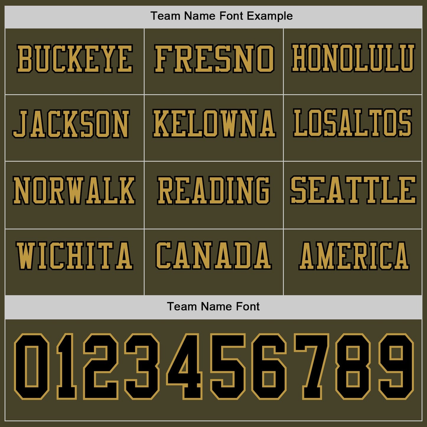 Custom Olive Black-Old Gold Long Sleeve Salute To Service Authentic Football Jersey