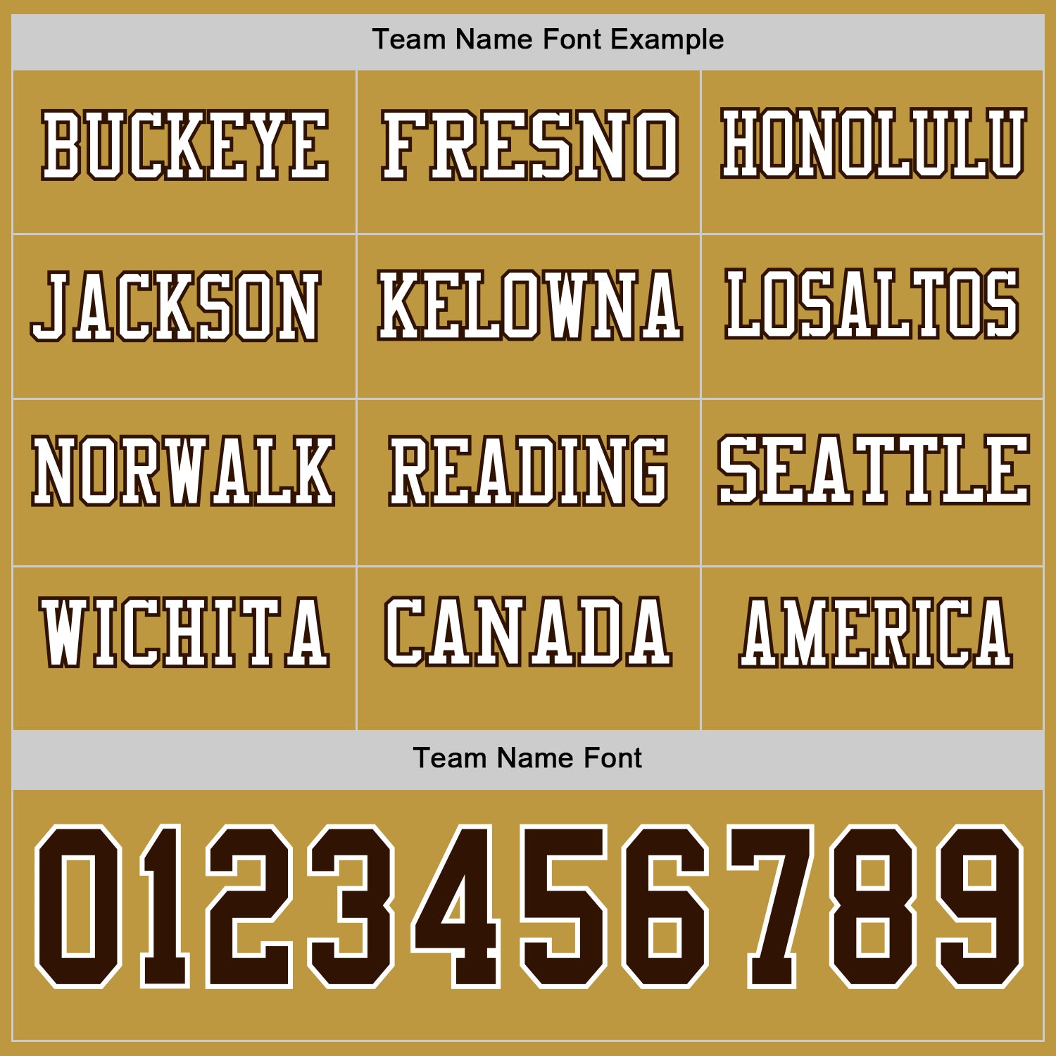 Custom Old Gold Brown-White Long Sleeve Authentic Football Jersey