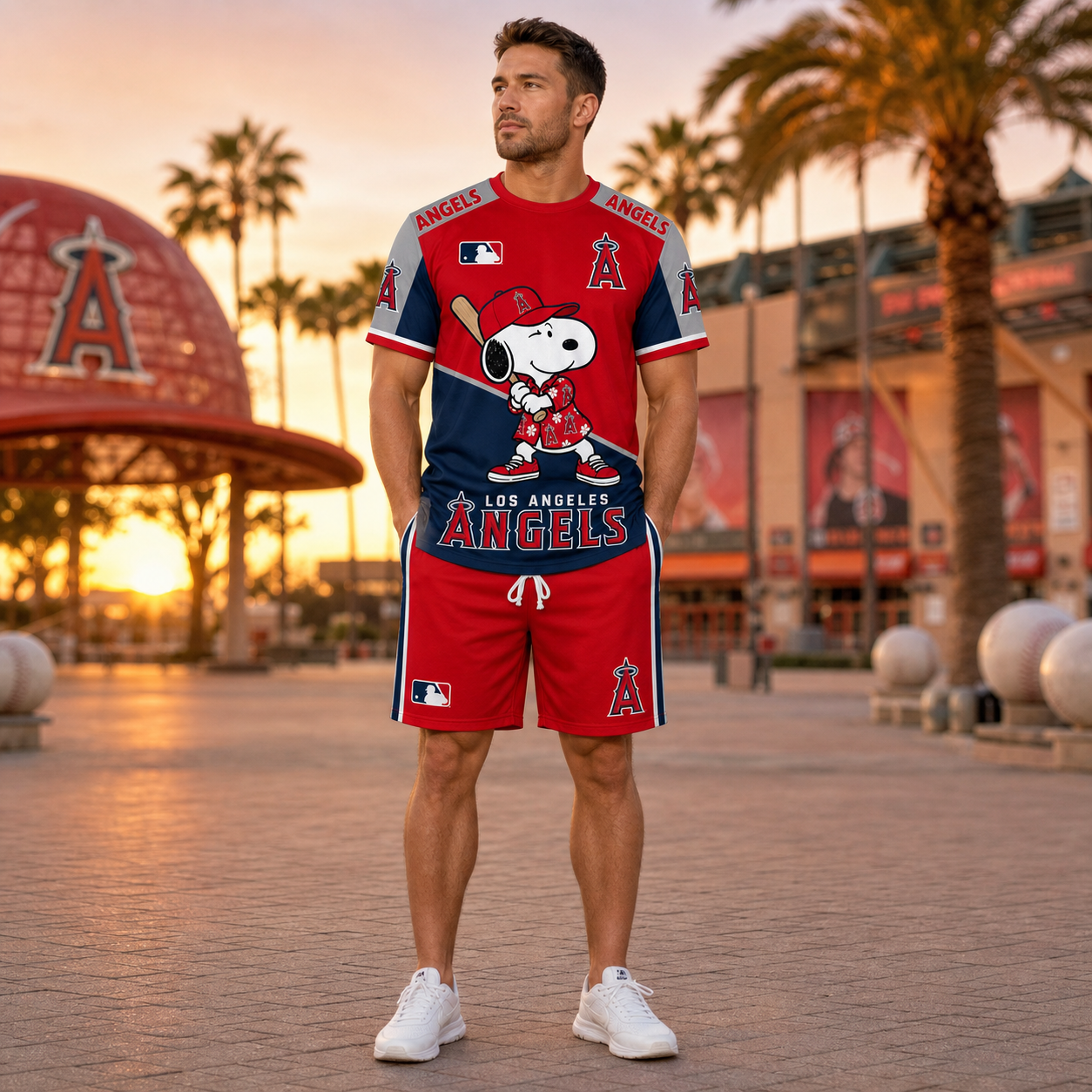 Sport Fan Set — T-Shirt + Shorts | All 30 Teams Available-COMBO GIFTS FOR FAN