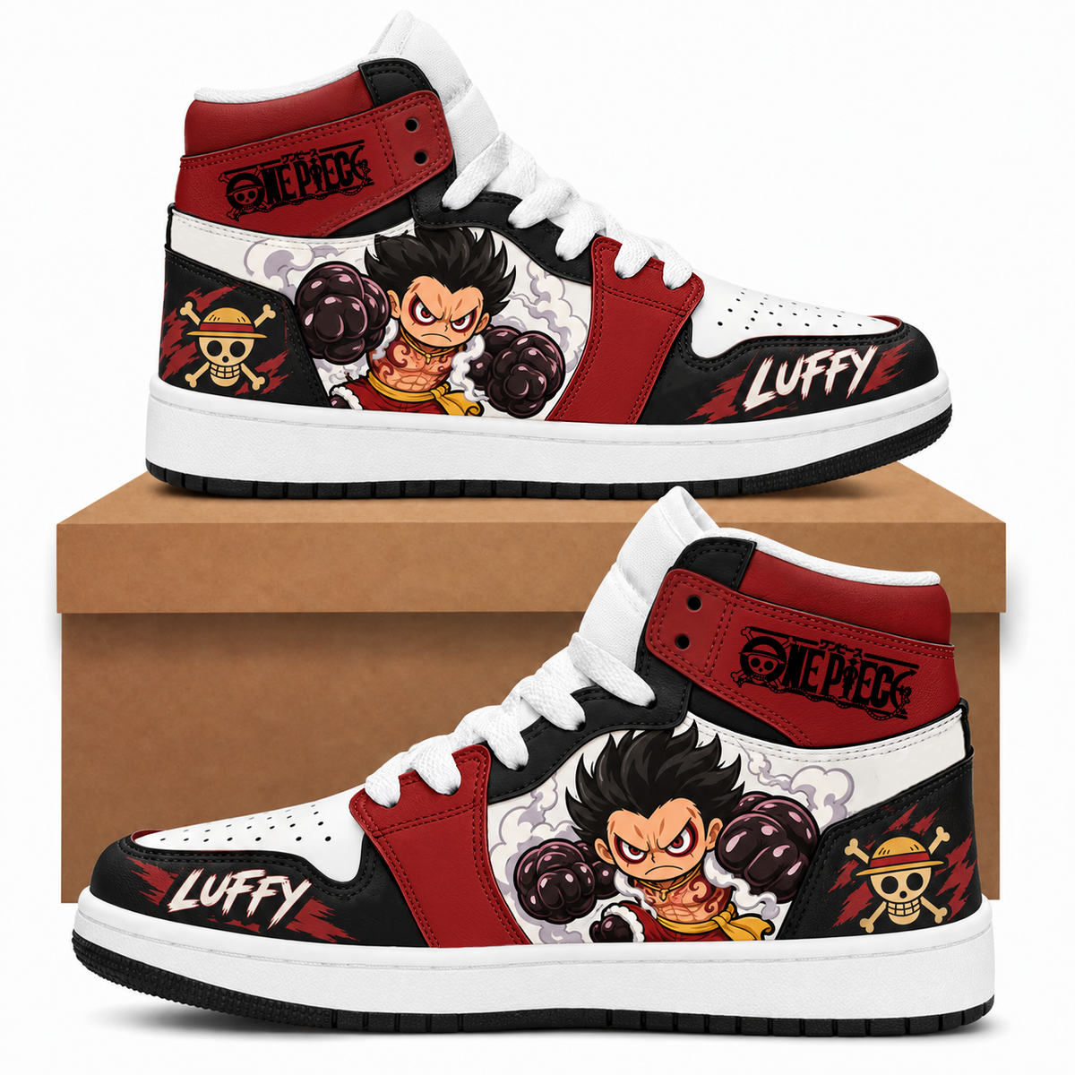 Limited Edition One Piece Squad Fan Shoes — Anime High Top Sneaker Gift
