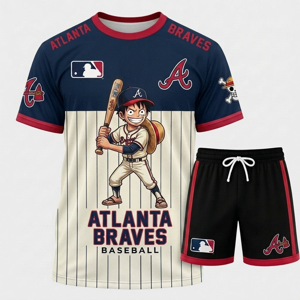 All 30 Teams Available-COMBO GIFTS FOR BASEBALL FAN | Sport Fan Set — T-Shirt + Shorts