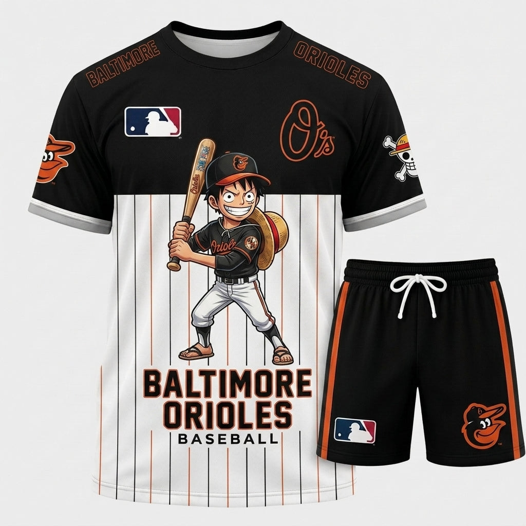 All 30 Teams Available-COMBO GIFTS FOR BASEBALL FAN | Sport Fan Set — T-Shirt + Shorts