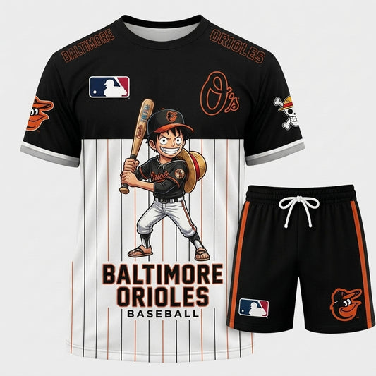 All 30 Teams Available-COMBO GIFTS FOR BASEBALL FAN | Sport Fan Set — T-Shirt + Shorts