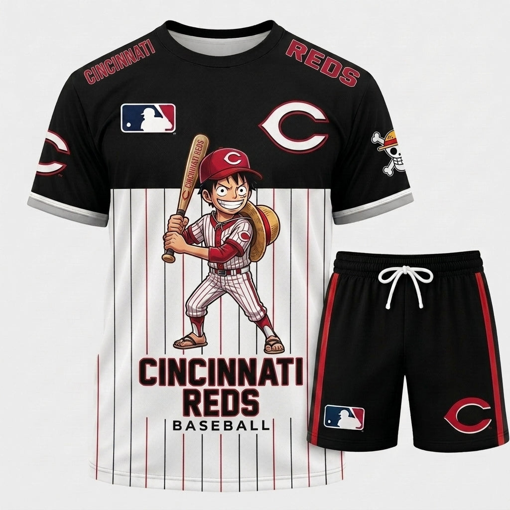 All 30 Teams Available-COMBO GIFTS FOR BASEBALL FAN | Sport Fan Set — T-Shirt + Shorts