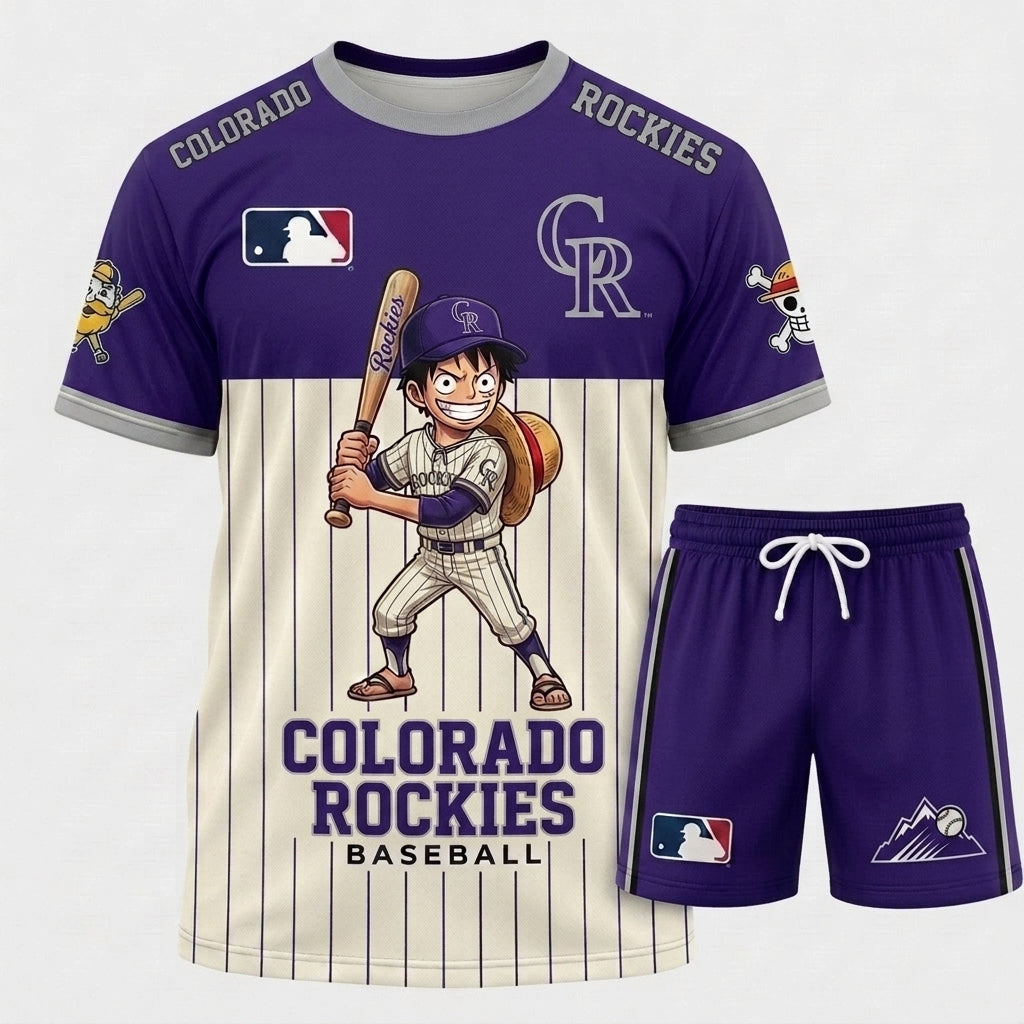 All 30 Teams Available-COMBO GIFTS FOR BASEBALL FAN | Sport Fan Set — T-Shirt + Shorts