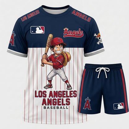 All 30 Teams Available-COMBO GIFTS FOR BASEBALL FAN | Sport Fan Set — T-Shirt + Shorts