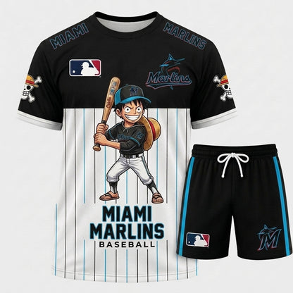 All 30 Teams Available-COMBO GIFTS FOR BASEBALL FAN | Sport Fan Set — T-Shirt + Shorts